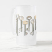 鍵 フロストグラスビールジョッキ (正面左)