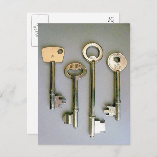 鍵 ポストカード (正面/裏面)