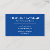 鍵・ロックとサポートにおける成功への鍵 名刺 (裏面)