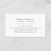 鍵、不動産仲介業者、不動産代理業者名刺 名刺 (裏面)