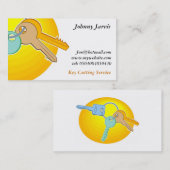 鍵 名刺 (正面/裏面)