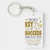 鍵~成功企業~感謝~ キーホルダー (正面)