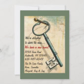 鍵-移動発表 案内状 (正面)