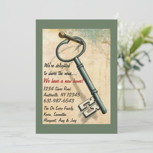 鍵-移動発表 案内状 (スタンド正面)