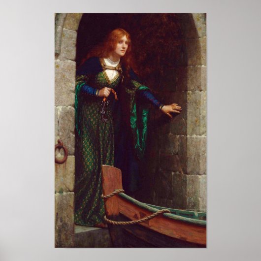 鍵、1909年エドモンド・ブレア・レイトン著 ポスター (正面)