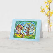 鍵_Greeting カード (黄色い花)