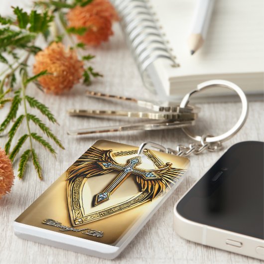 鍵c キーホルダー (正面右)