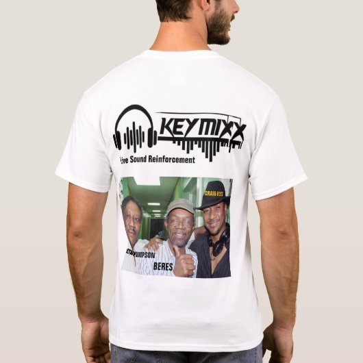 鍵MIXX公式Basic Dark Tシャツ (裏面)