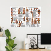 鍼子午線点位置ポスター ポスター (ホームオフィス)