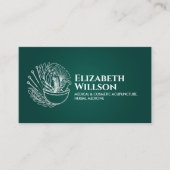 鍼治療と漢方薬 名刺 (正面)