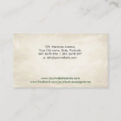 鍼治療と漢方薬 名刺 (裏面)