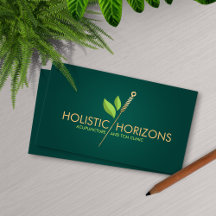 鍼治療の針と葉