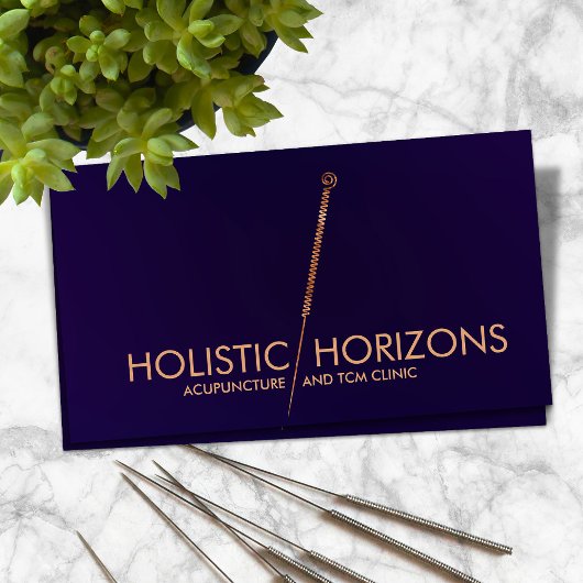 鍼治療の針路アート 名刺