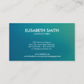 鍼治療の針路アート 名刺 (裏面)