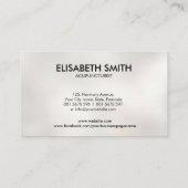 鍼治療の針 – 陰陽 名刺 (裏面)