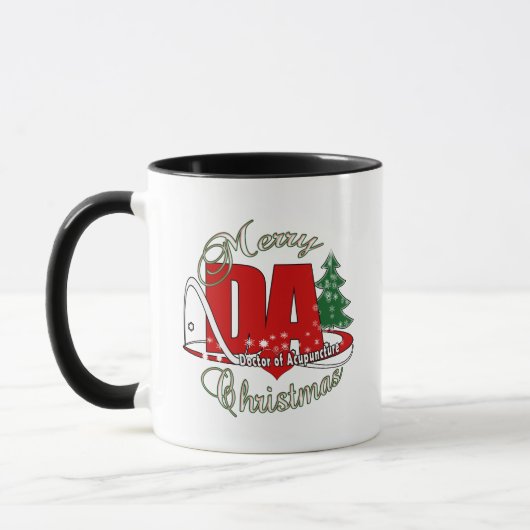鍼治療のDAクリスマスドクター マグカップ (左)