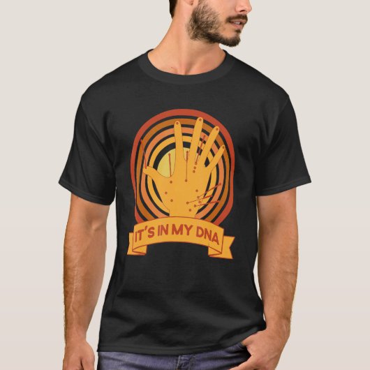 鍼治療は私のDnaヴィンテージ鍼灸師にある Tシャツ (正面)