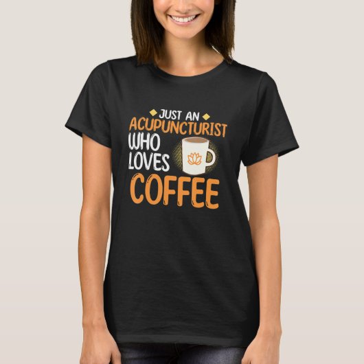 鍼治療コーヒー鍼治療の針専門家Gr Tシャツ (正面)