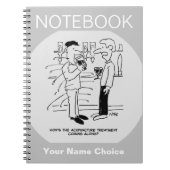 鍼治療トリートメント漫画 ノートブック (正面)