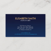 鍼治療ニードルツリー – カラフル 名刺 (裏面)