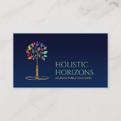 鍼治療ニードルツリー – カラフル 名刺 (正面)