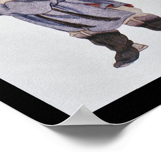 鍼治療ハート子午線ハンドシャオイン ポスター (角)