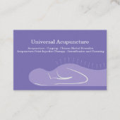 鍼治療中国のアポイントメントカード 名刺 (正面)