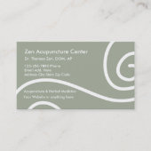 鍼治療医用名刺 名刺 (正面)