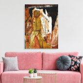 鍼治療、コラージュ、および混合媒体 キャンバスプリント (インサイチュ (リビング))