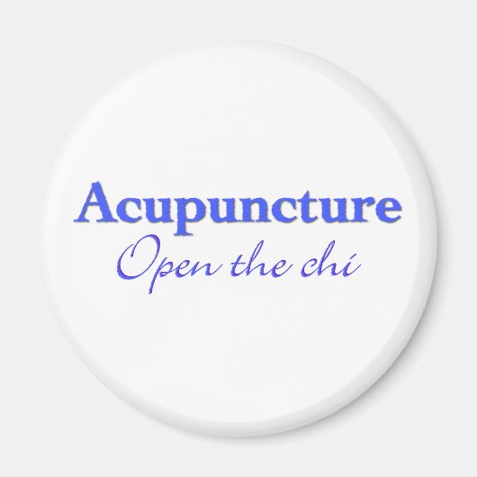 鍼治療 – 穴を開ける マグネット (正面)