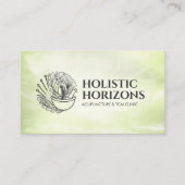 鍼漢方薬イラストレーション 名刺 (正面)