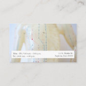 鍼灸と文字野 名刺 (裏面)