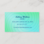 鍼灸の名刺 名刺 (裏面)