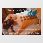 鍼灸カッピング療法事業をカスタマイズする5 ウィンドウサイン (シート)