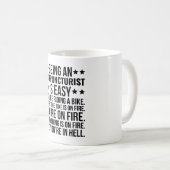 鍼灸師は簡単だ コーヒーマグカップ (正面右)