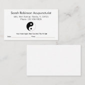 鍼灸師アポイントメント 名刺 (正面/裏面)