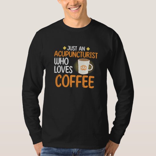 鍼灸師コーヒー 鍼治療のプロフェッショナル Gr Tシャツ (正面)