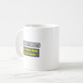 鍼灸師…頭が切れる コーヒーマグカップ (正面左)