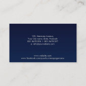 鍼灸蓮 – 真珠の母 名刺 (裏面)