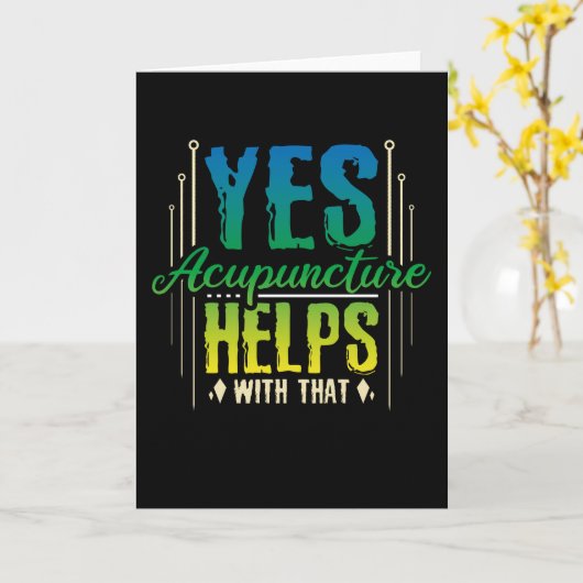 鍼療救済法 カード (黄色い花)