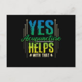 鍼療救済法 ポストカード (正面)