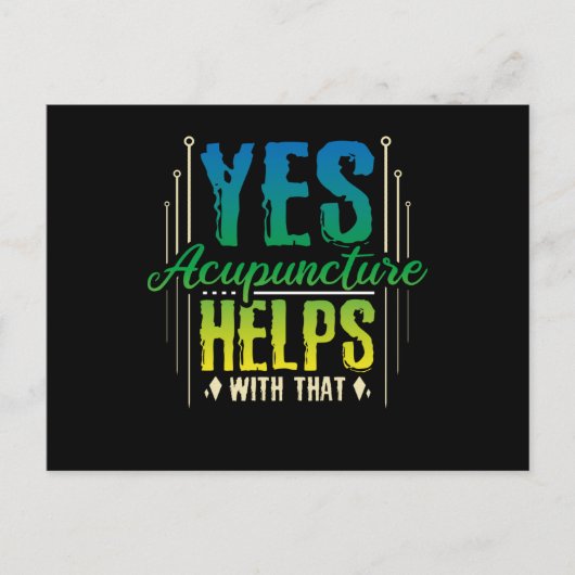 鍼療救済法 ポストカード (正面)