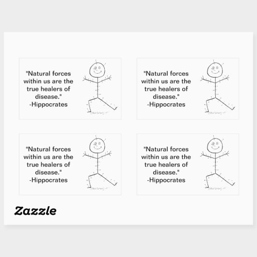 鍼療法の粘着性 長方形シール (シート)