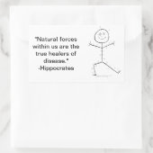 鍼療法の粘着性 長方形シール (バッグ)