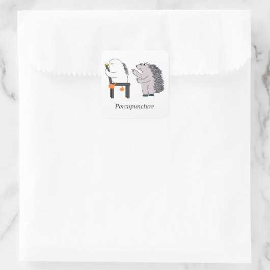 鍼療法 スクエアシール (バッグ)