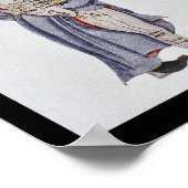 鍼膀胱子午線足太陽 ポスター (角)