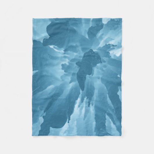 鍾乳石の低角度ビュー フリースブランケット (正面)