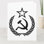 鎌と槌、ソ連、CCCP、共産主義 カード (正面)
