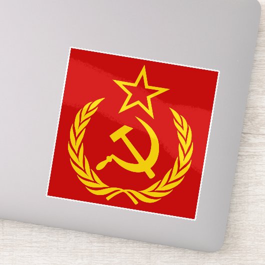 鎌と槌, ソ連, CCCP, 共産主義 シール (詳細)
