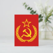鎌と槌, ソ連, CCCP, 共産主義 ポストカード (スタンド正面)